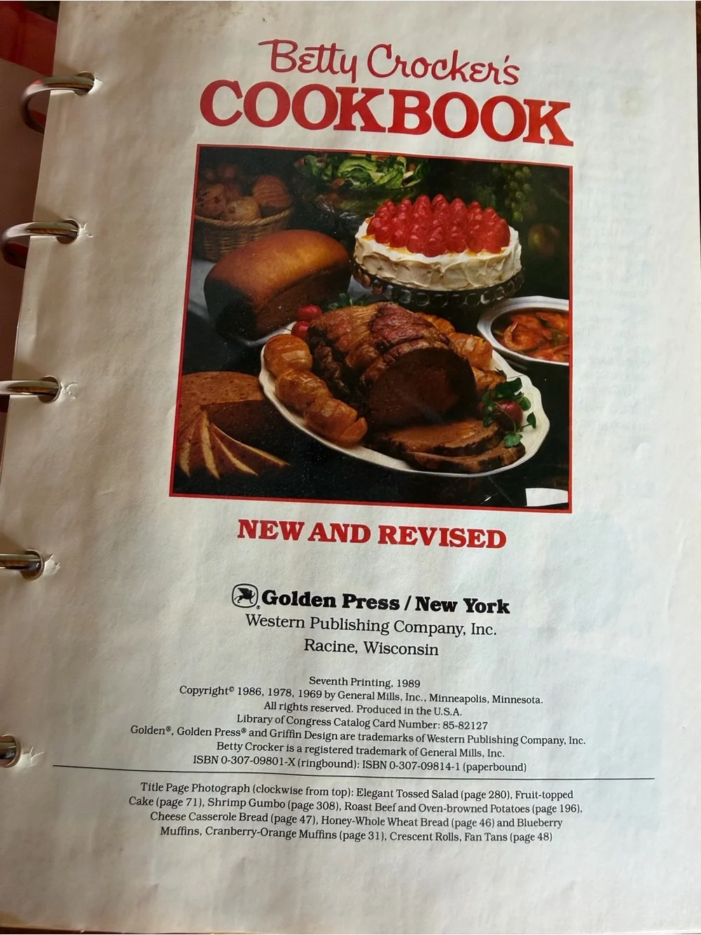 Betty Crocker’s Cookbook – New & Revised 1989